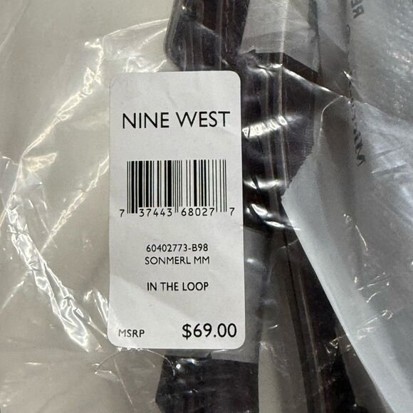 Nine West In The Loop Shoulder Crossbody Bag Dark Burgandy Butterfly New NWT - Picture 13 of 15